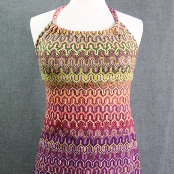 PrAna Multicolor Halter Knit Dress Women’s Small Sleeveless Outdoor Festival - Picture 5 of 16